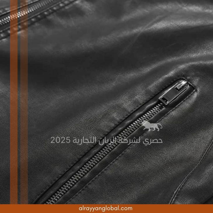 ⁦جاكيت جلد صناعي رجالي⁩ - الصورة ⁦2⁩