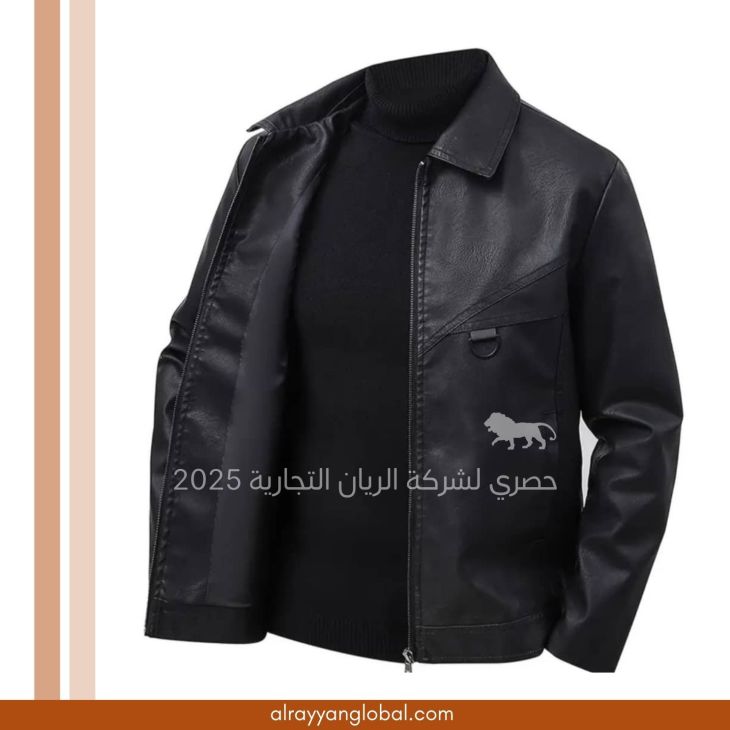 ⁦جاكيت جلد صناعي رجالي⁩ - الصورة ⁦19⁩