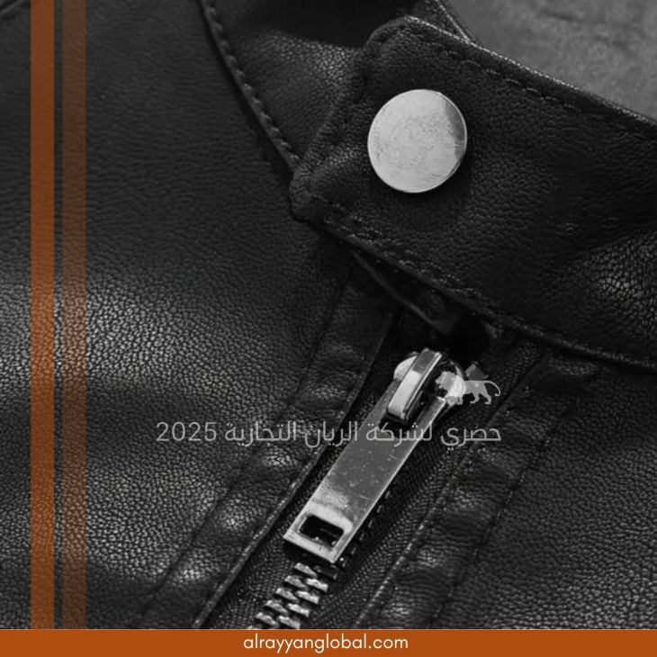 ⁦جاكيت جلد صناعي رجالي⁩ - الصورة ⁦3⁩