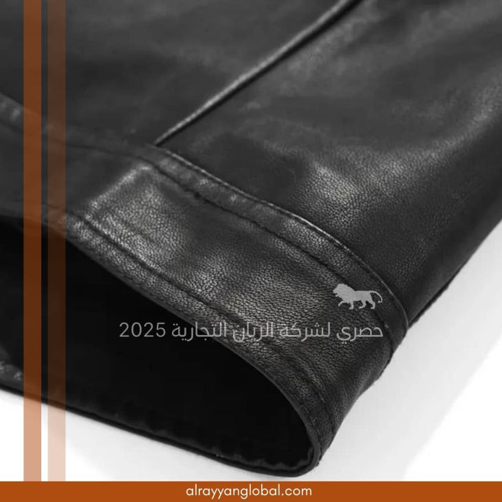 ⁦جاكيت جلد صناعي رجالي⁩ - الصورة ⁦4⁩